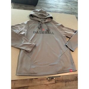 Marucci Baseball Hoodie Gray Long Sleeve Polyester Men Size M‎ Athletic